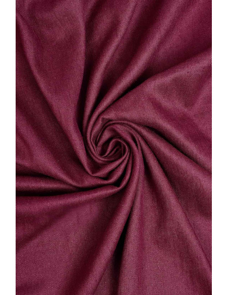 Cranberry twill lin viscose livaeco velvet syrah atelier brunette linen twill lie de vin