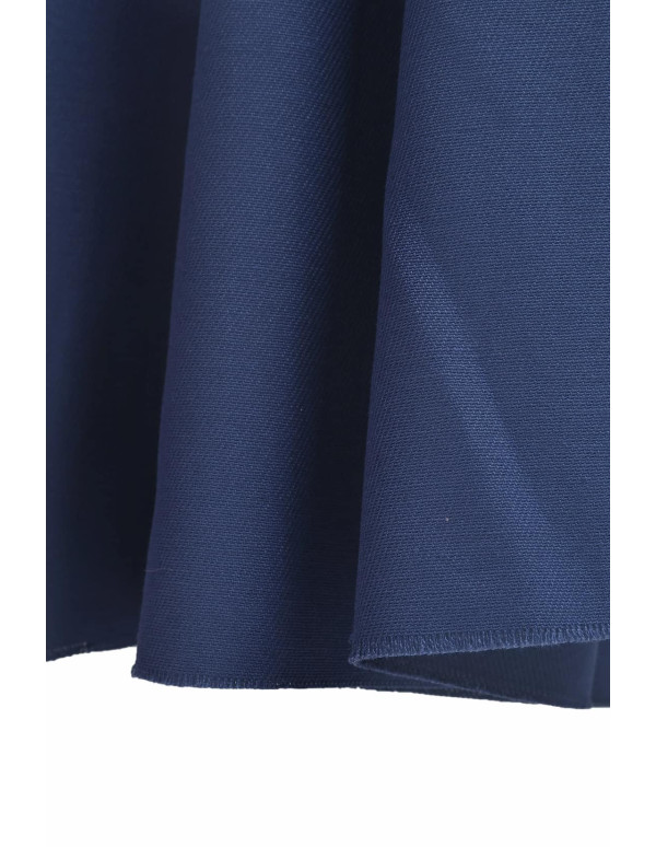 Cranberry serge de coton gabardine bleu marine deep ink atelier brunette