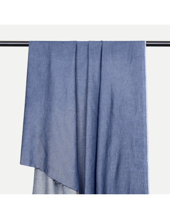 Cranberry serge de coton soft denim souple bleu atelier brunette