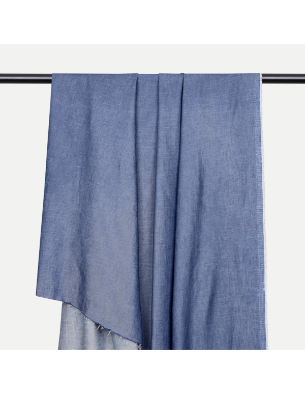Cranberry serge de coton soft denim souple bleu atelier brunette