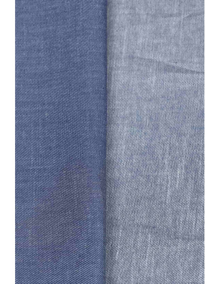 Cranberry serge de coton soft denim souple bleu atelier brunette