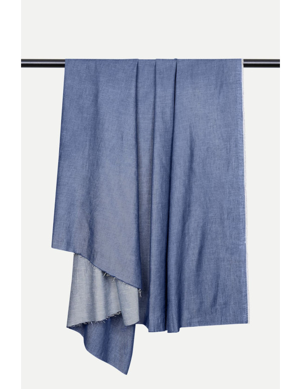 Cranberry serge de coton soft denim souple bleu atelier brunette