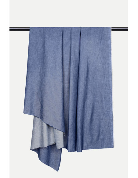 Cranberry serge de coton soft denim souple bleu atelier brunette