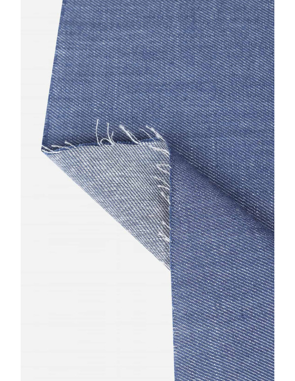 Cranberry serge de coton soft denim souple bleu atelier brunette