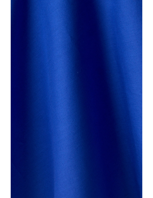 cranberry popeline de coton hypnotik blue bleu roi atelier brunette