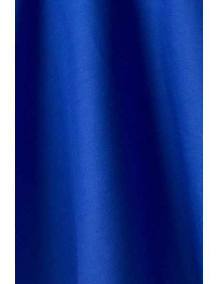 cranberry popeline de coton hypnotik blue bleu roi atelier brunette