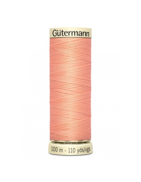 Cranberry Fil Gütermann 100m 100% Polyester Rose saumon 586