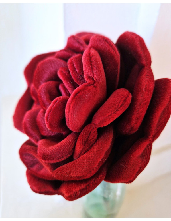 Cranberry, Patron pochette fleur Rose Les enchantees