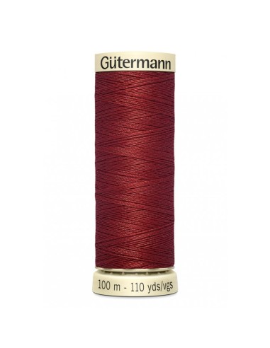 Cranberry Fil Gütermann 100m 100% Polyester Rouge foncé Terracotta 221