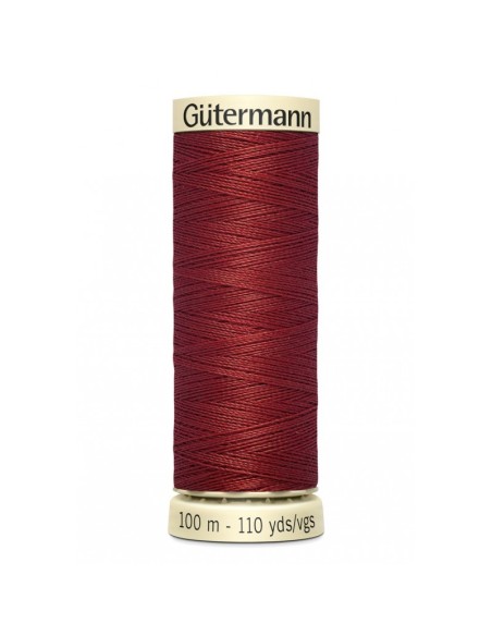 Cranberry Fil Gütermann 100m 100% Polyester Rouge foncé Terracotta 221