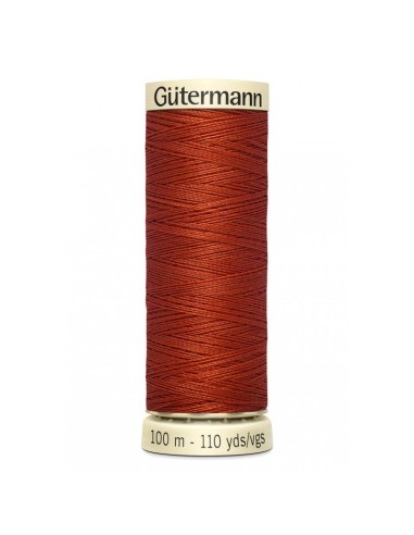 Cranberry Fil Gütermann 100m 100% Polyester Rouge terracotta 837