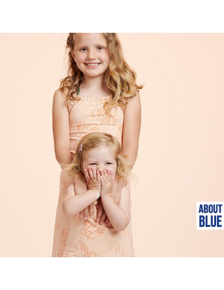 French Terry de coton Cranberry, Let me be a Swan