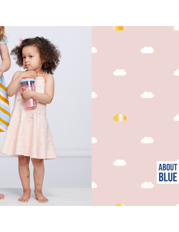 French Terry de coton Cranberry, Nighty Night