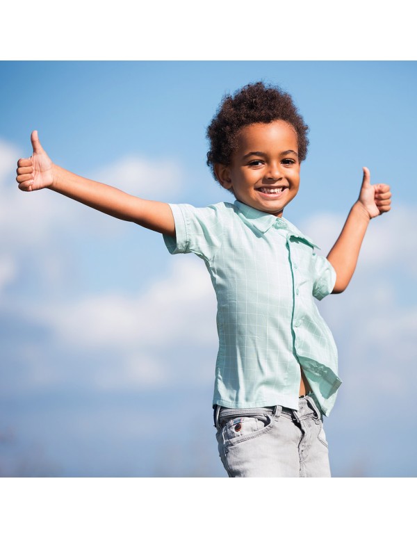 Toile de viscose Cranberry, Thin grid vert d'eau, See you at six