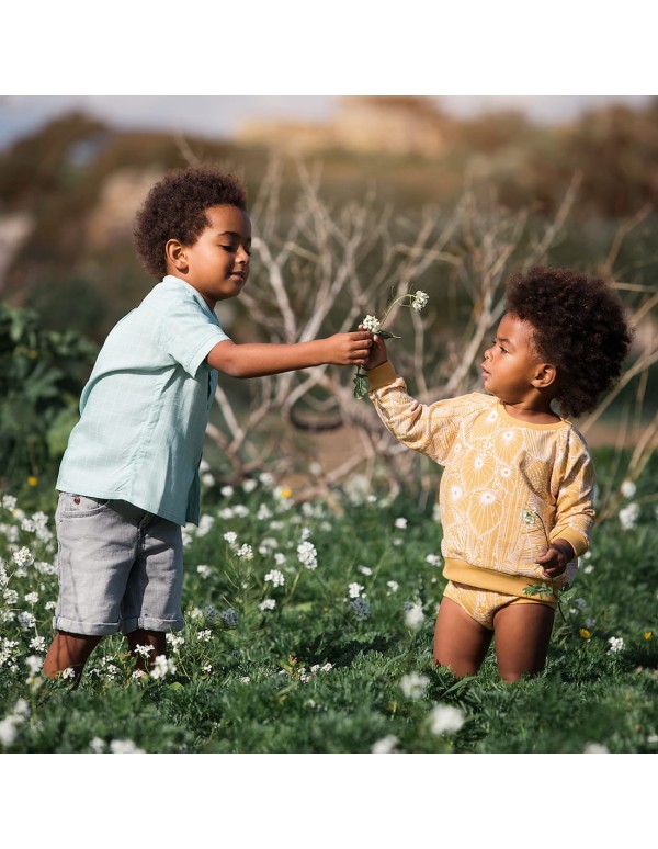 Toile de viscose Cranberry, Thin grid vert d'eau, See you at six