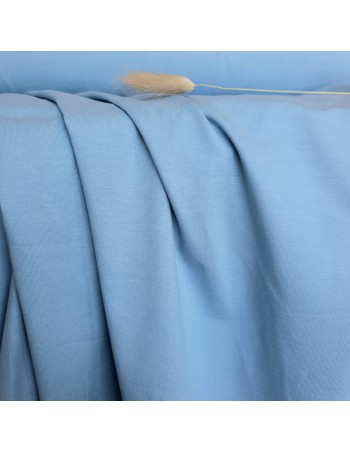 Cranberry, jersey de coton biologique bleu clair