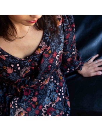 Toile de viscose Cranberry, Matriochka, Lise Tailor 2