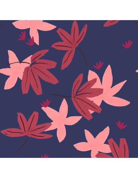 Toile de viscose Cranberry, Maple, Lise Tailor