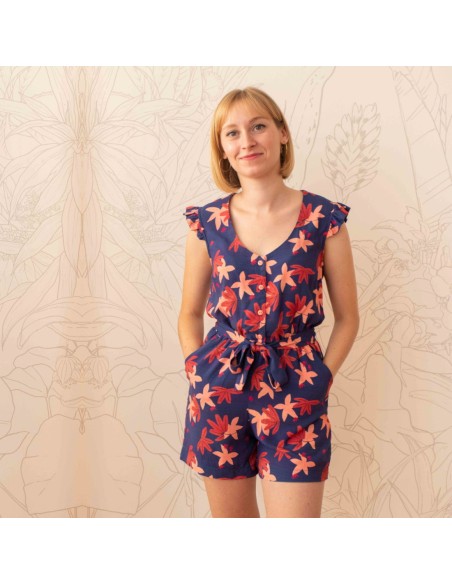 Toile de viscose Cranberry, Maple, Lise Tailor