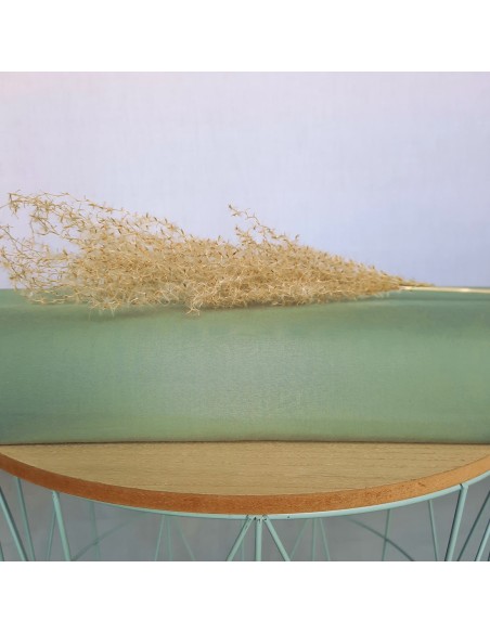 Popeline de coton, Cranberry, Vert amande, vert d'eau