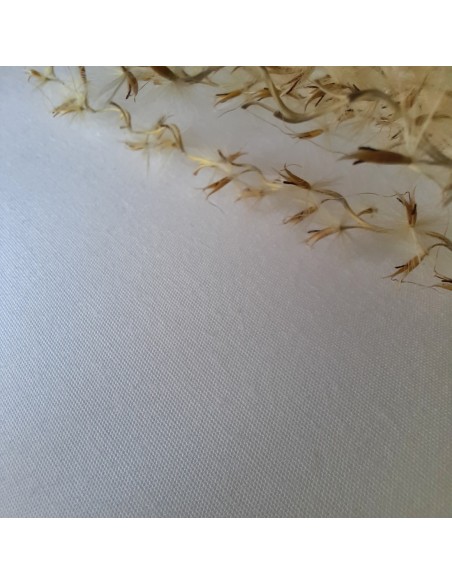 Popeline de coton, Cranberry, Blanc optique