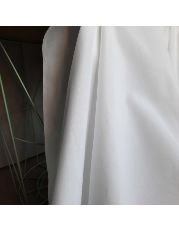 Popeline de coton, Cranberry, Blanc optique