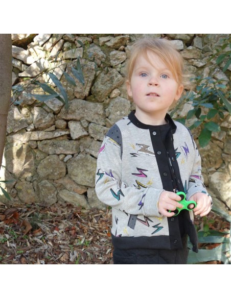 Cranberry, Patron Enfant Mixte, Gilet Teddy Marlow (du 2 au 12 ans), Super Bison