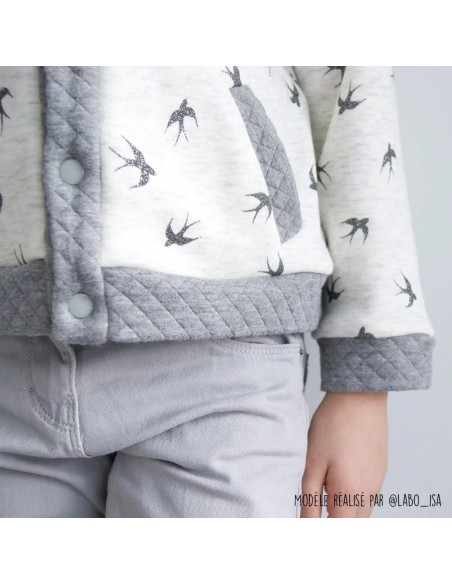 Cranberry, Patron Enfant Mixte, Gilet Teddy Marlow (du 2 au 12 ans), Super Bison