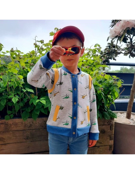 Cranberry, Patron Enfant Mixte, Gilet Teddy Marlow (du 2 au 12 ans), Super Bison