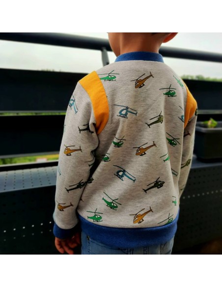 Cranberry, Patron Enfant Mixte, Gilet Teddy Marlow (du 2 au 12 ans), Super Bison