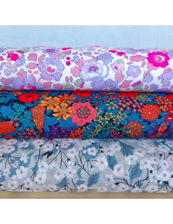 Tissu Cranberry, Liberty of London Tana Lawn™, Mitsi