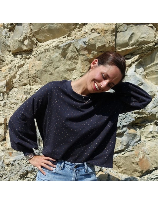 Cranberry, Patron Femme, Sweat Granite (du 34 au 56), Maison Fauve