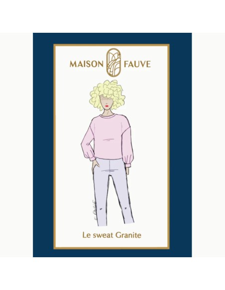 Cranberry, Patron Femme, Sweat Granite (du 34 au 56), Maison Fauve
