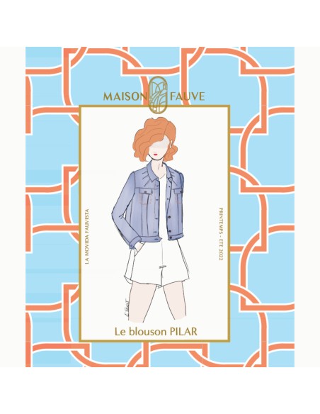 Cranberry, Patron Femme, Blouson Pilar (du 34 au 52), Maison Fauve