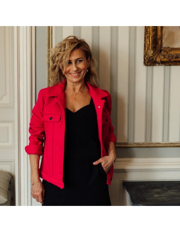 Cranberry, Patron Femme, Blouson Pilar (du 34 au 52), Maison Fauve
