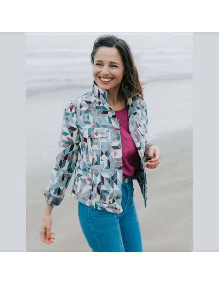 Cranberry, Patron Femme, Blouson Pilar (du 34 au 52), Maison Fauve