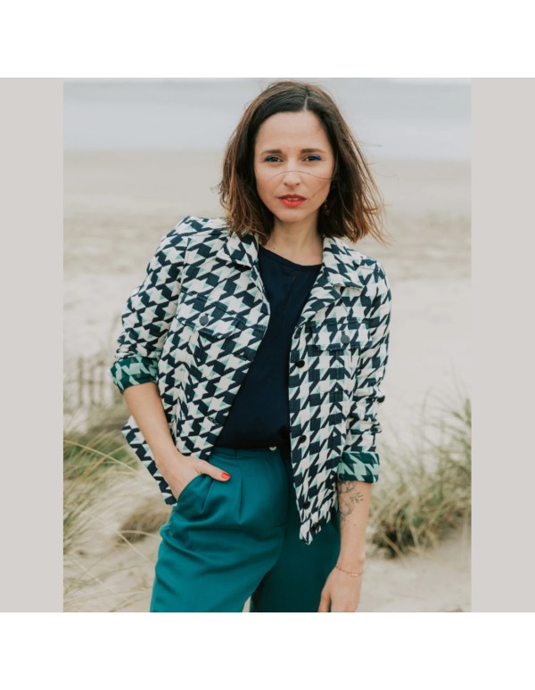 Cranberry, Patron Femme, Blouson Pilar (du 34 au 52), Maison Fauve
