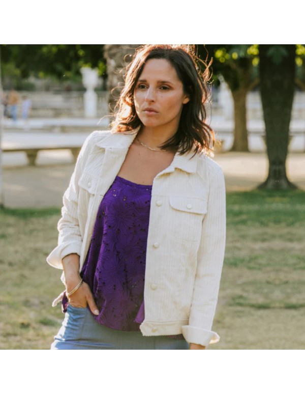 Cranberry, Patron Femme, Blouson Pilar (du 34 au 52), Maison Fauve
