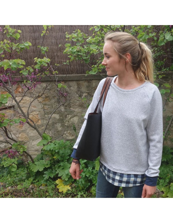 Cranberry, Patron Femme Sweat Livia du 32 au 52 Super Bison