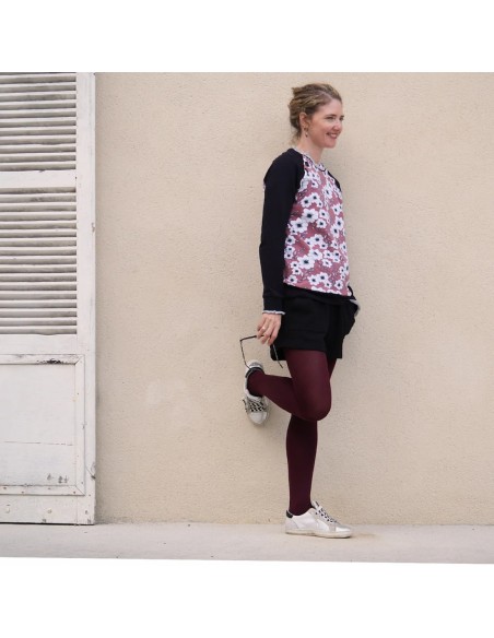 Cranberry, Patron Femme Sweat Livia du 32 au 52 Super Bison