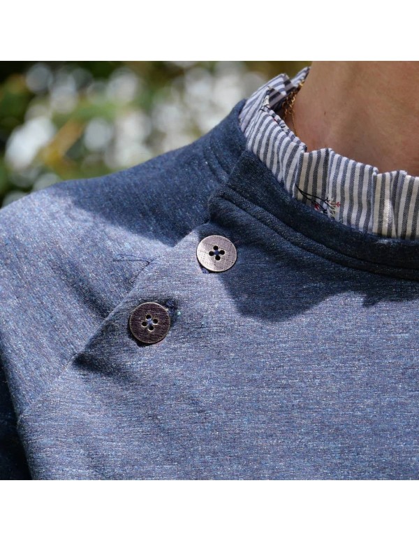 Cranberry, Patron Femme Sweat Livia du 32 au 52 Super Bison