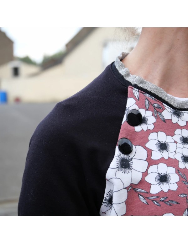 Cranberry, Patron Femme Sweat Livia du 32 au 52 Super Bison
