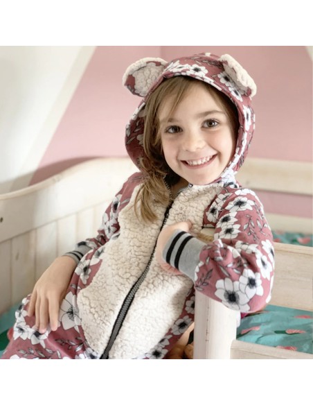 Cranberry, Patron mixte, Combinaison Mini-Tagada (du 2 au 12 ans), Super Bison