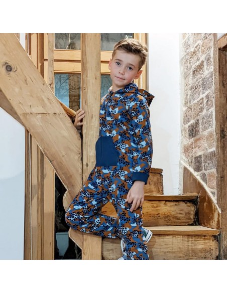 Cranberry, Patron mixte, Combinaison Mini-Tagada (du 2 au 12 ans), Super Bison