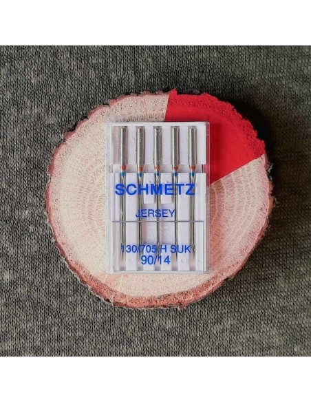 Aiguilles machine à coudre Schmetz Jersey 90 Cranberry