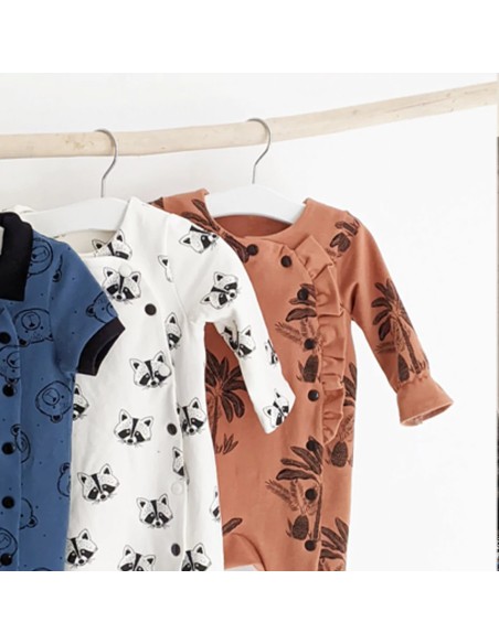 Cranberry, Patron Bébé Mixte, Pyjama Honey (du 3 au 24 mois), Super Bison