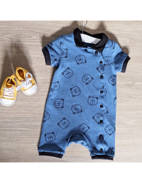 Cranberry, Patron Bébé Mixte, Pyjama Honey (du 3 au 24 mois), Super Bison