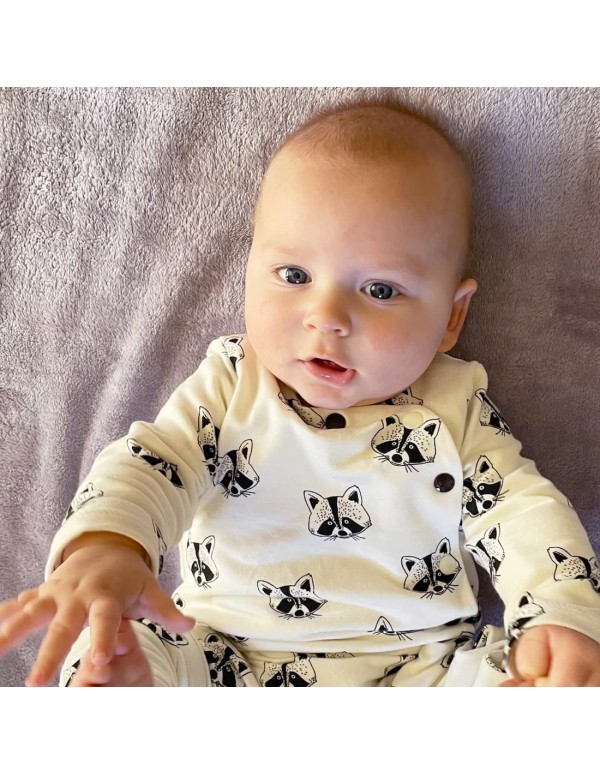 Cranberry, Patron Bébé Mixte, Pyjama Honey (du 3 au 24 mois), Super Bison