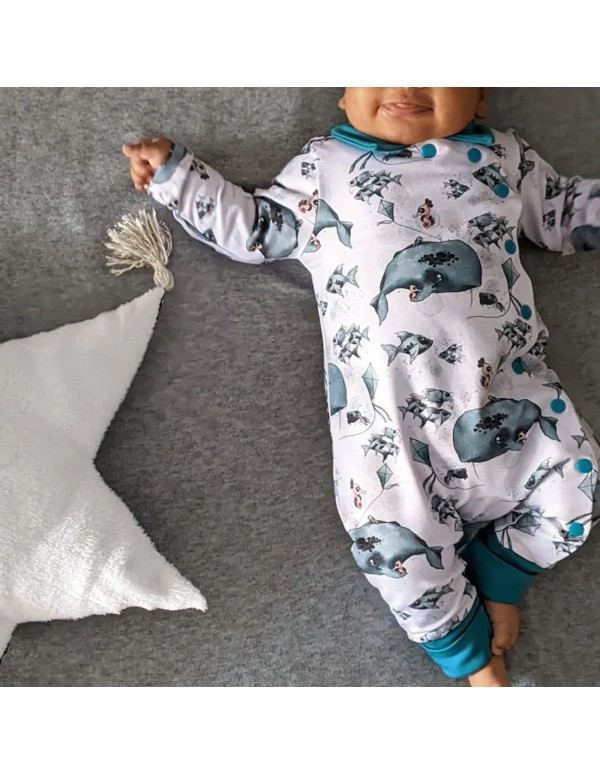 Cranberry, Patron Bébé Mixte, Pyjama Honey (du 3 au 24 mois), Super Bison