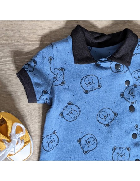 Cranberry, Patron Bébé Mixte, Pyjama Honey (du 3 au 24 mois), Super Bison